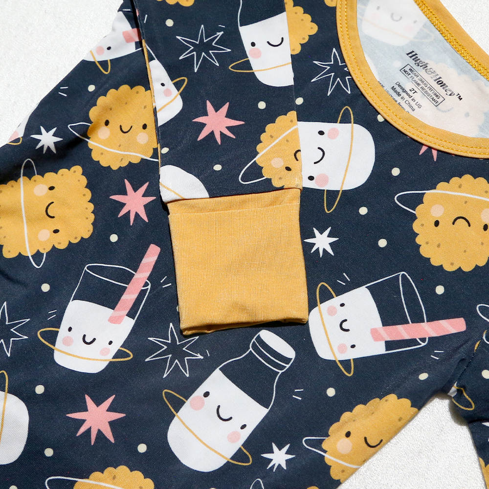 SnugFlex Romper, Milk & Cookies