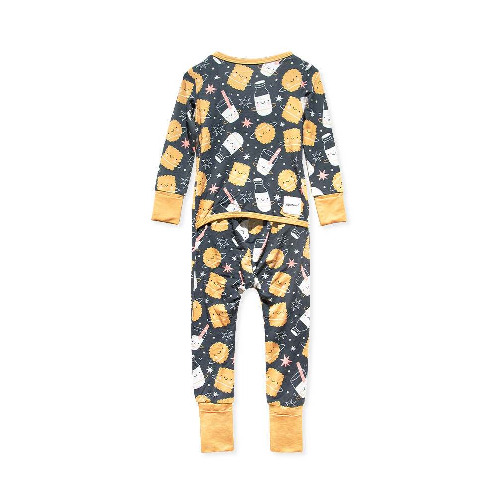 SnugFlex Romper, Milk & Cookies