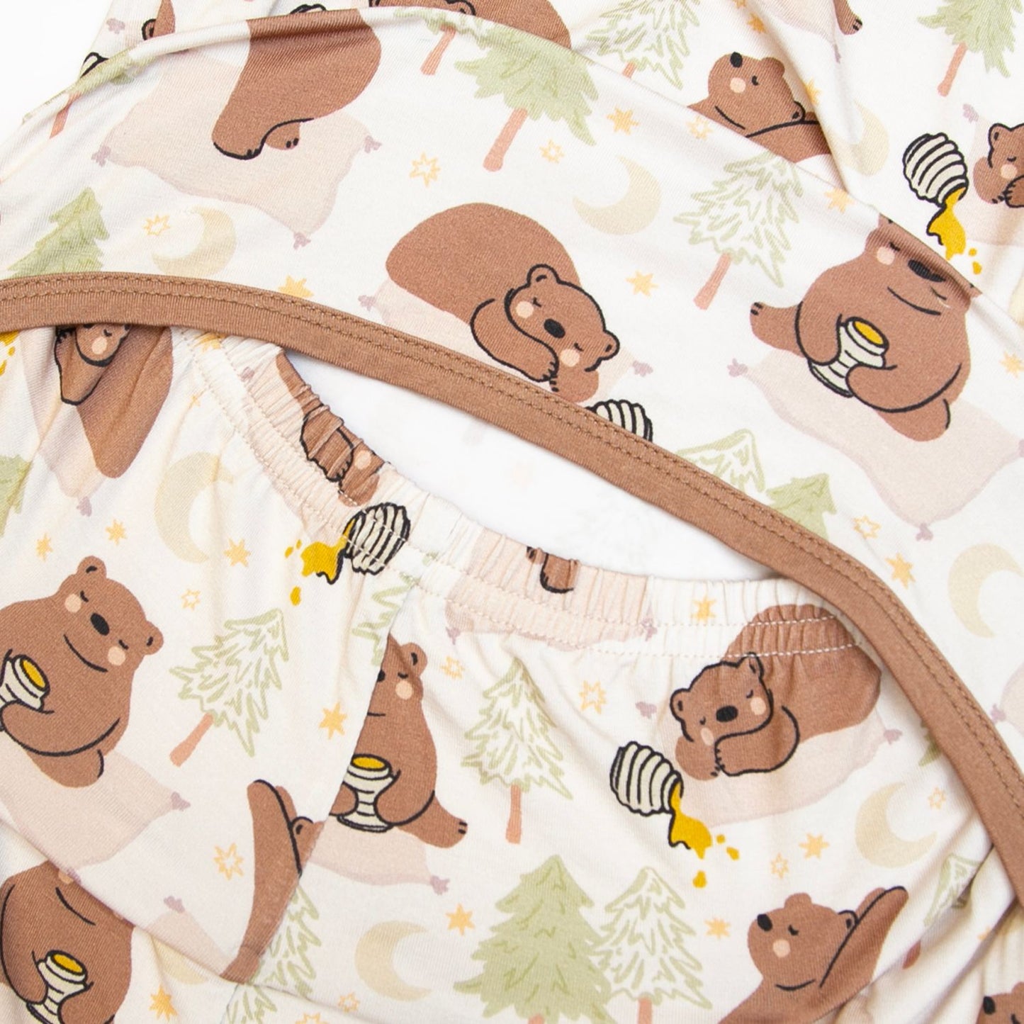 SnugFlex Romper, Honey Bear