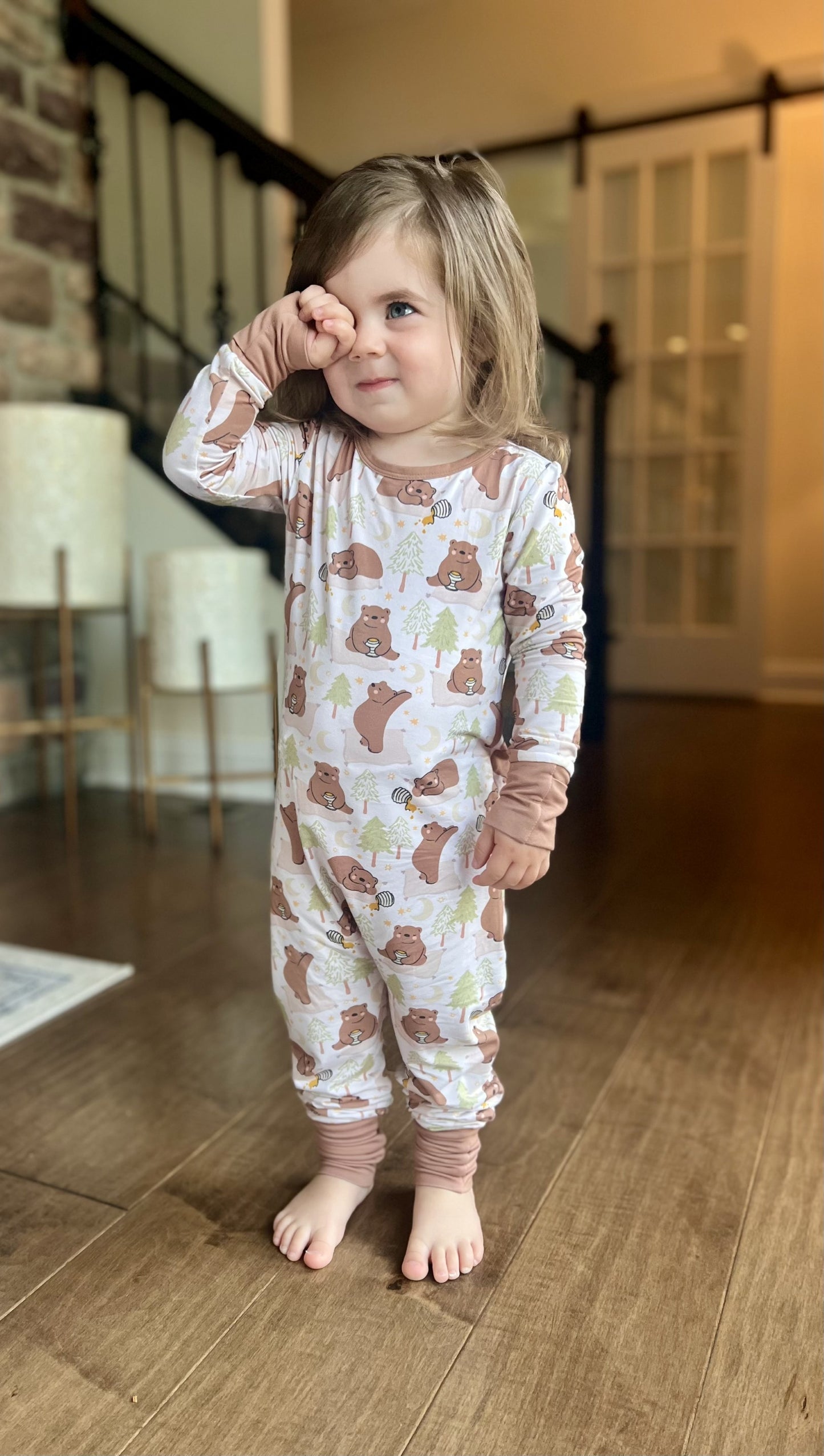 SnugFlex Romper, Honey Bear