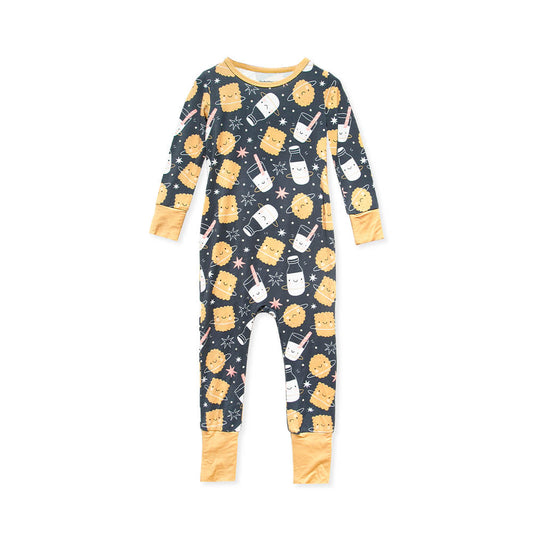 SnugFlex Romper, Milk & Cookies
